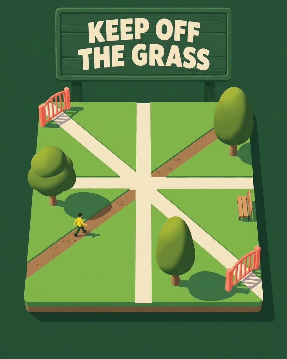 Keep Off the Grass game artwork